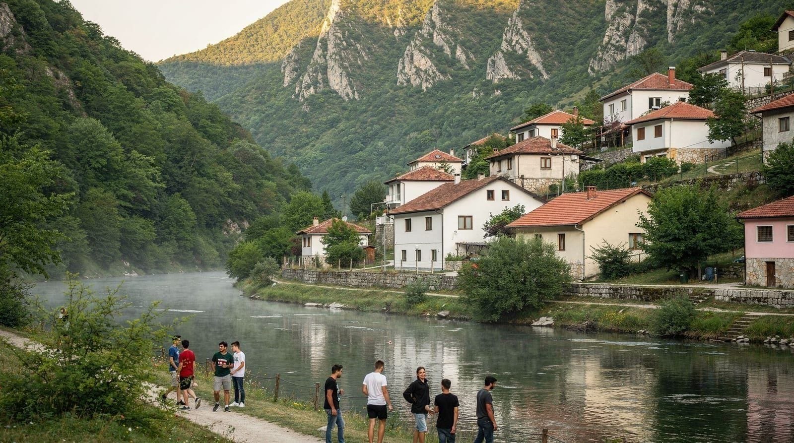 Bosnia ed Erzegovina con adolescenti
