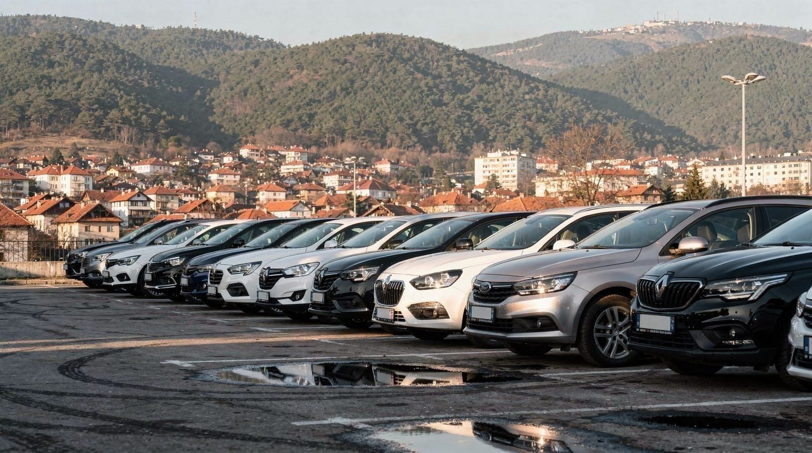 Noleggio auto a Sarajevo: banchi in aeroporto, agenzie locali e regole di confine