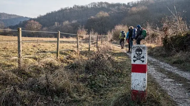 Landmine safety for hiking in Bosnia and Herzegovina
