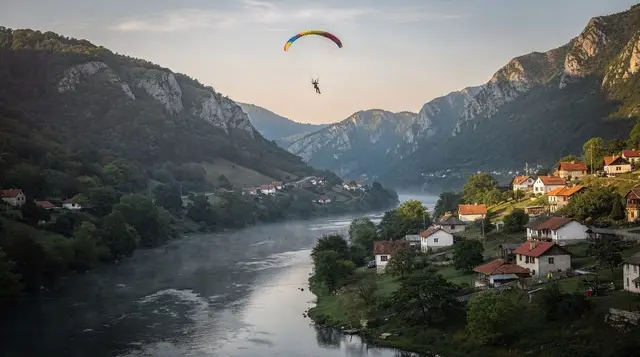 Paragliding near Sarajevo: tandem flights from Bjelašnica
