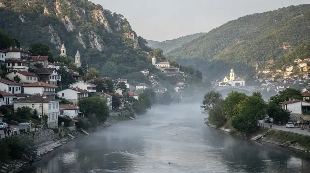 Sarajevo's churches: the Old Orthodox Church and Sacred Heart Cathedral